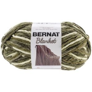 3 skeins of Bernat Blanket in Gathering Moss